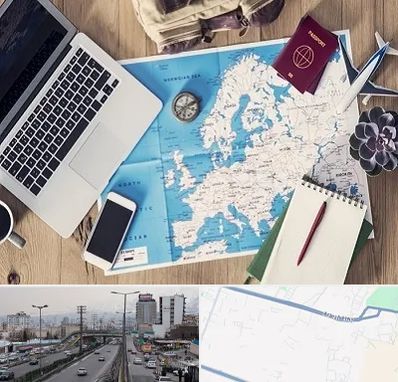 آژانس مسافرتی در بلوار ارتش