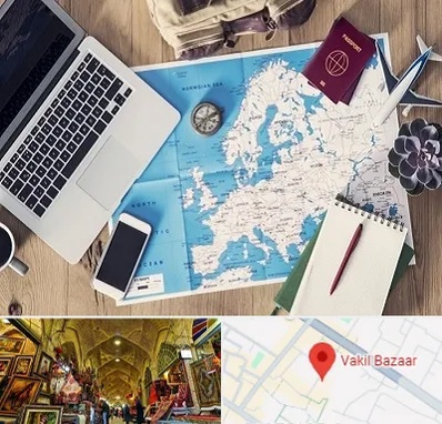 آژانس مسافرتی در بازار وکیل شیراز