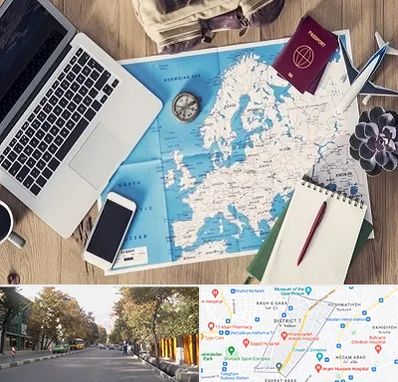 آژانس مسافرتی در شریعتی 