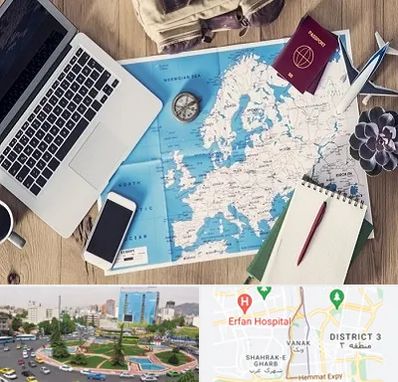 آژانس مسافرتی در ونک 