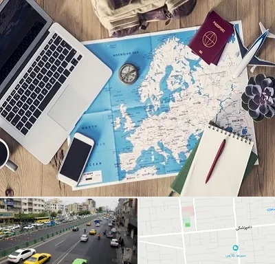 آژانس مسافرتی در خیابان دامپزشکی