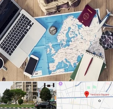 آژانس مسافرتی در میدان فردوسی تهران