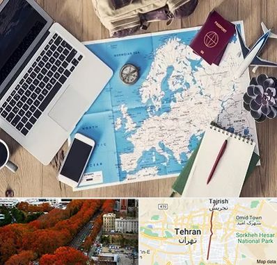 آژانس مسافرتی در ولیعصر 