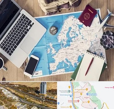 آژانس مسافرتی در خیابان نیایش شیراز