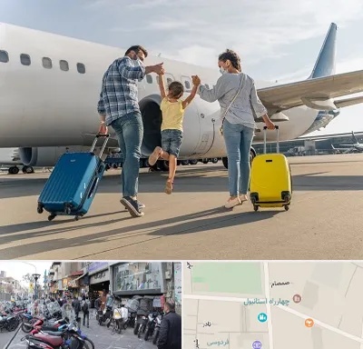 آژانس هواپیمایی در چهارراه استانبول