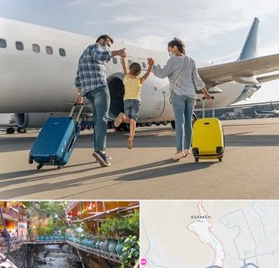 آژانس هواپیمایی در درکه