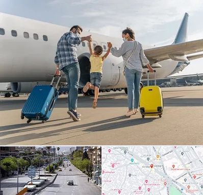 آژانس هواپیمایی در خیابان زند شیراز