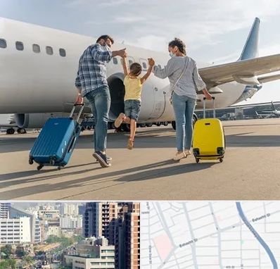 آژانس هواپیمایی در خیابان بهشتی