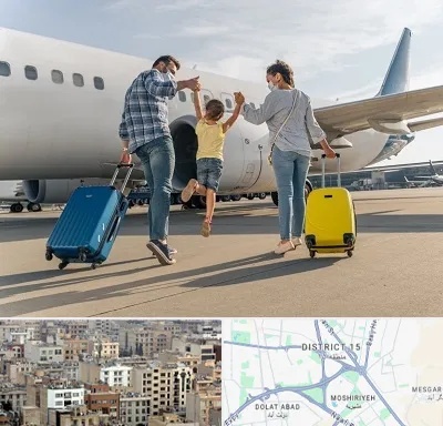 آژانس هواپیمایی در جنوب شرق تهران