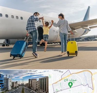 آژانس هواپیمایی در سعادت آباد 