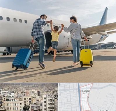 آژانس هواپیمایی در اسکندری