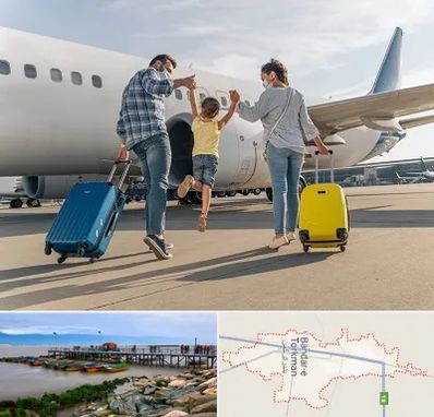 آژانس هواپیمایی در بندر ترکمن