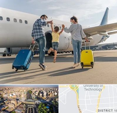 آژانس هواپیمایی در استاد معین 