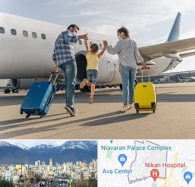 آژانس هواپیمایی در آجودانیه 