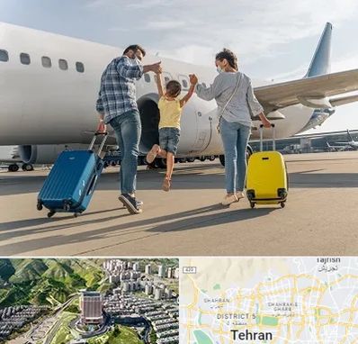 آژانس هواپیمایی در شمال تهران 