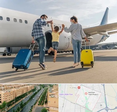 آژانس هواپیمایی در فاز سه اندیشه