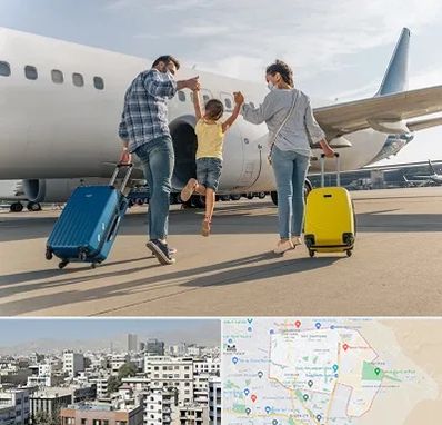 آژانس هواپیمایی در منطقه 14 تهران