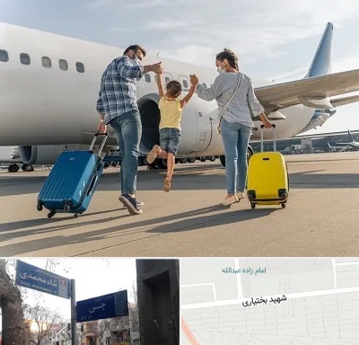 آژانس هواپیمایی در سی متری جی