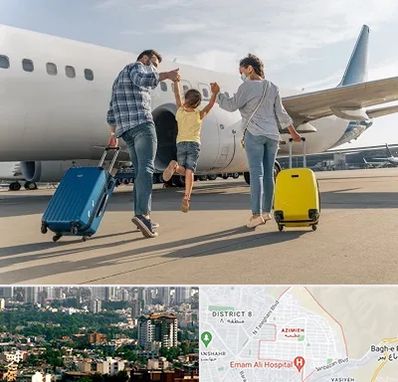 آژانس هواپیمایی در عظیمیه کرج 