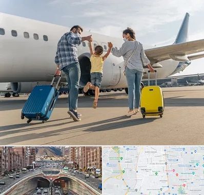 آژانس هواپیمایی در منطقه 10 تهران