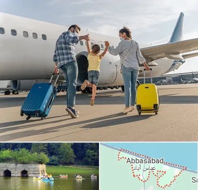 آژانس هواپیمایی در عباس آباد