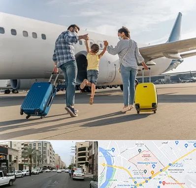 آژانس هواپیمایی در زیتون کارمندی اهواز