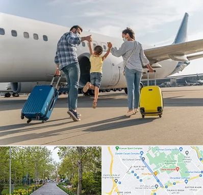 آژانس هواپیمایی در قدوسی غربی شیراز