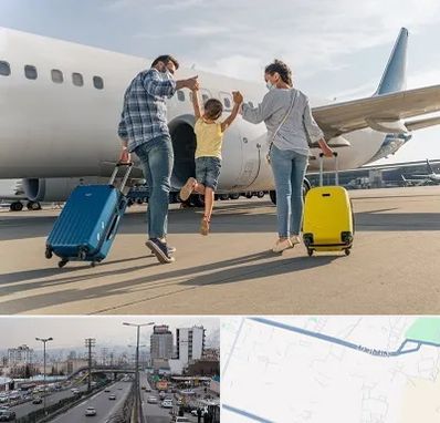 آژانس هواپیمایی در بلوار ارتش