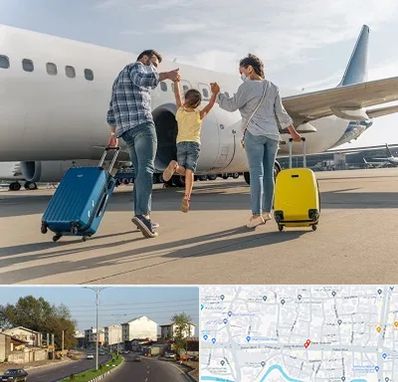 آژانس هواپیمایی در ضیابری رشت