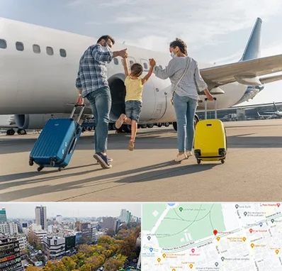 آژانس هواپیمایی در بلوار کشاورز