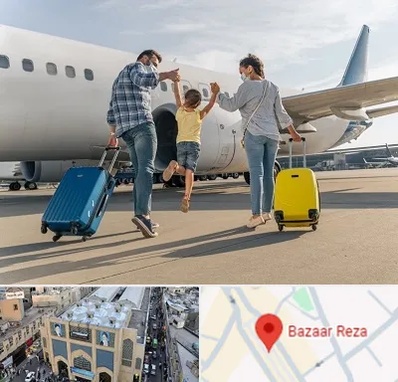 آژانس هواپیمایی در بازار رضا مشهد