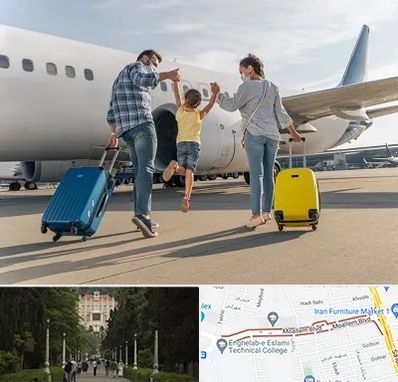 آژانس هواپیمایی در بلوار معلم رشت 