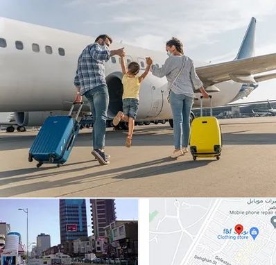 آژانس هواپیمایی در چهارراه طالقانی کرج