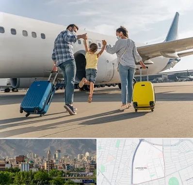 آژانس هواپیمایی در جمشیدیه