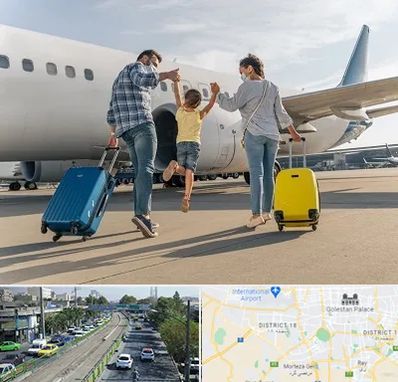 آژانس هواپیمایی در جنوب تهران 