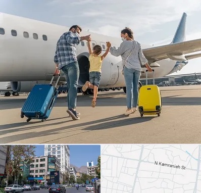 آژانس هواپیمایی در کامرانیه