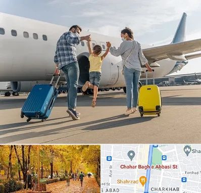 آژانس هواپیمایی در چهارباغ اصفهان