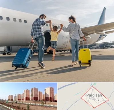 آژانس هواپیمایی در پردیسان قم