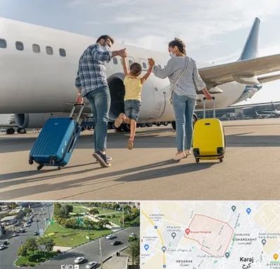 آژانس هواپیمایی در شاهین ویلا کرج