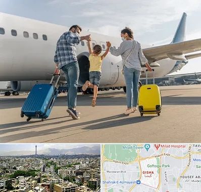 آژانس هواپیمایی در گیشا 