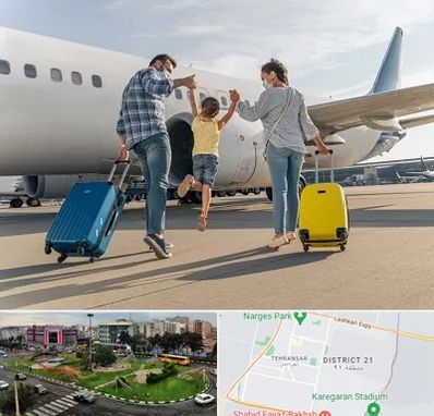 آژانس هواپیمایی در تهرانسر 