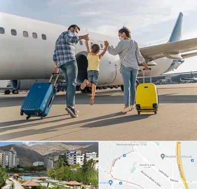 آژانس هواپیمایی در شهر زیبا