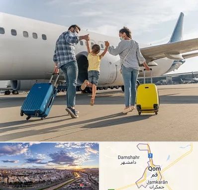 آژانس هواپیمایی در قم