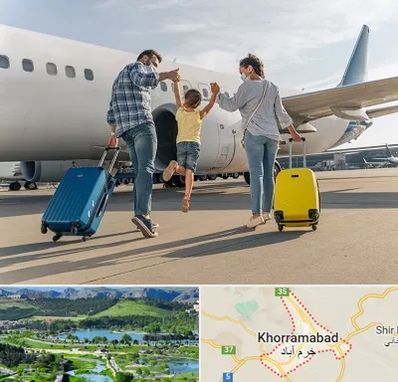 آژانس هواپیمایی در خرم آباد