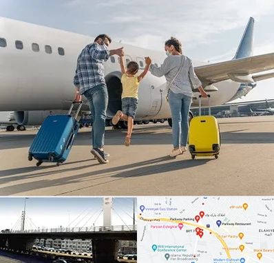 آژانس هواپیمایی در پارک وی 