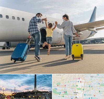 آژانس هواپیمایی در منطقه 2 تهران