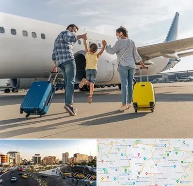 آژانس هواپیمایی در منطقه 7 تهران