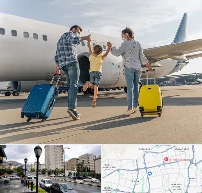 آژانس هواپیمایی در شمال غرب تهران