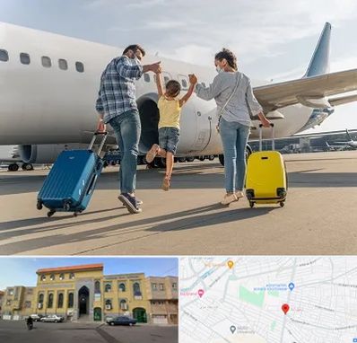 آژانس هواپیمایی در زنبیل آباد قم