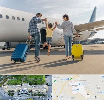 آژانس هواپیمایی در نسیم شهر